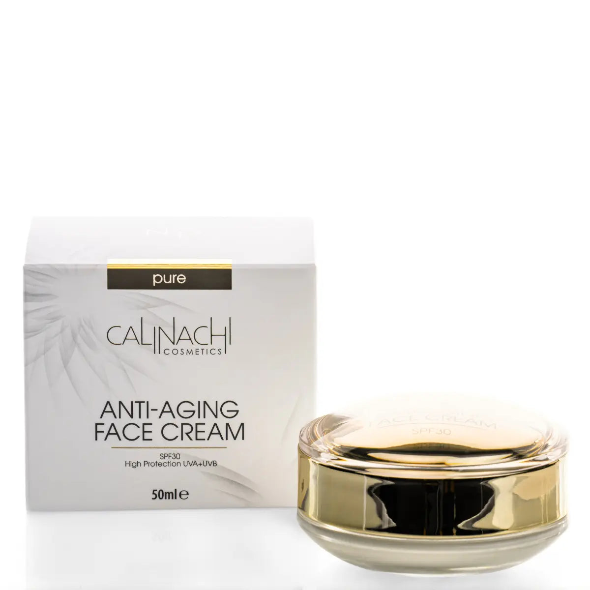 Anti-aging Day Face Cream for Face, Neck, and Décolletage, SPF30, 50ml. CALINACHI Cosmetics