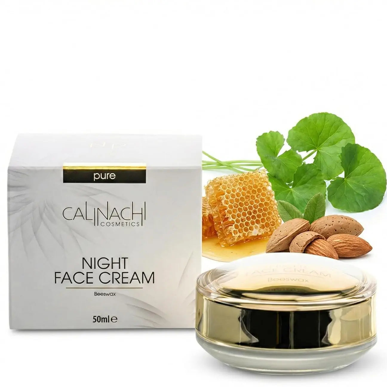 Regenerating Night Cream for Face, Neck, and Décolletage, 50ml CALINACHI Cosmetics