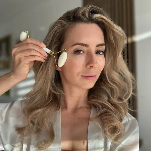 Facial Roller, 100% Natural Quartz CALINACHI Cosmetics