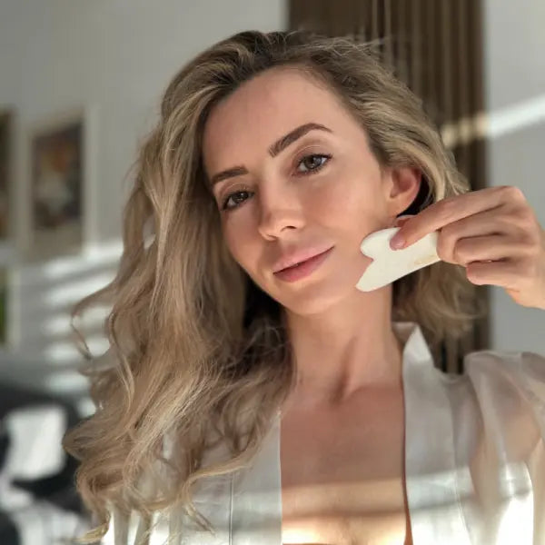 Gua Sha, 100% Natural Quartz CALINACHI Cosmetics