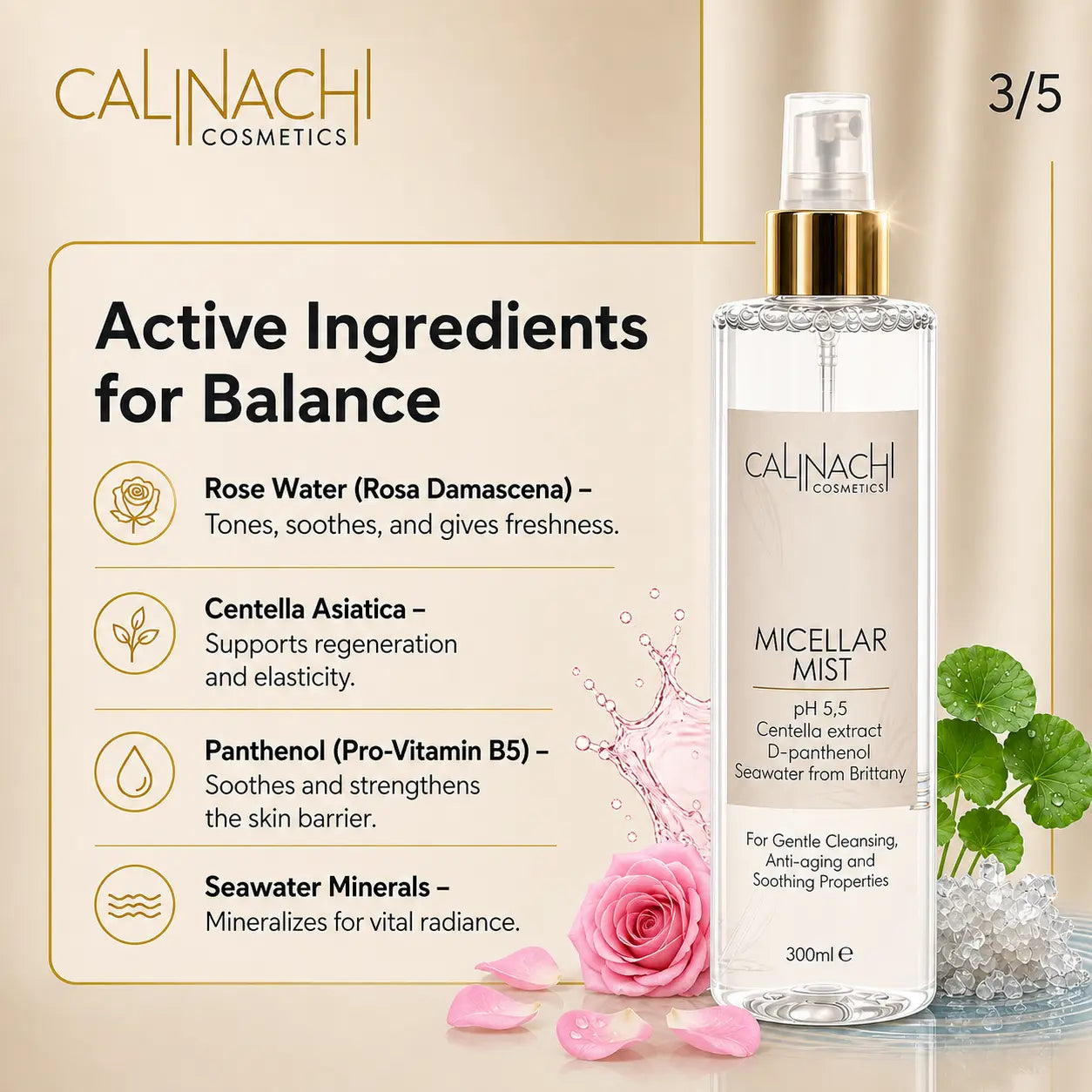 Micellar Myst, 300ml. skincare CALINACHI Cosmetics