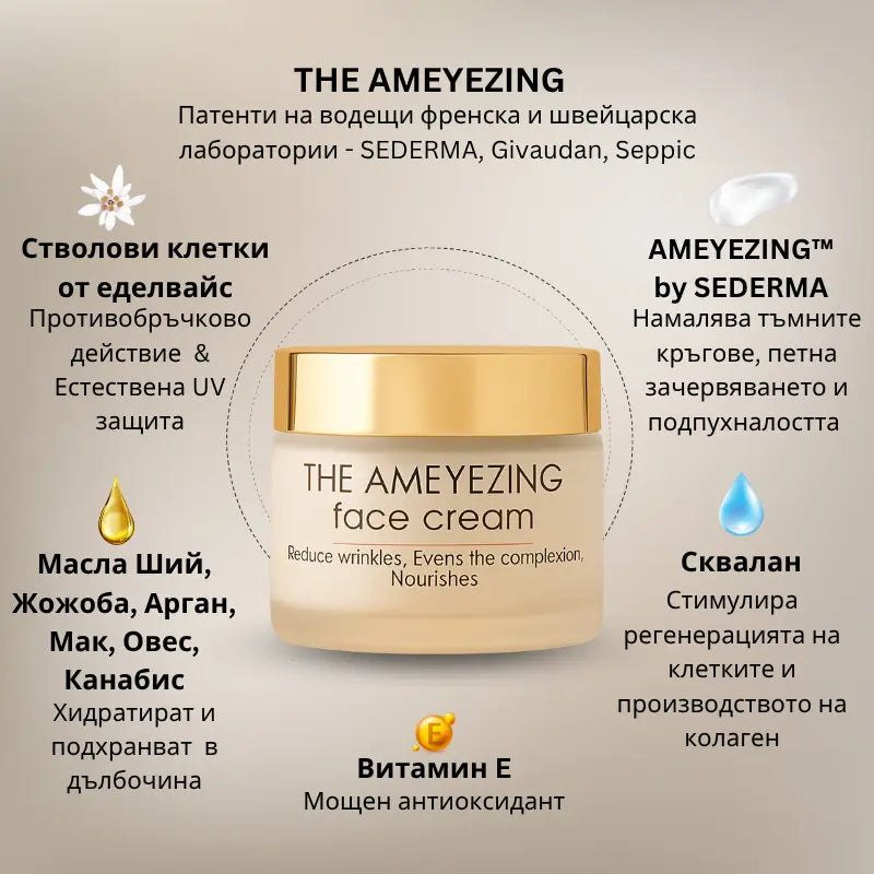 The Ameyezing REGENERATING Face Cream, 50ml. CALINACHI Cosmetics