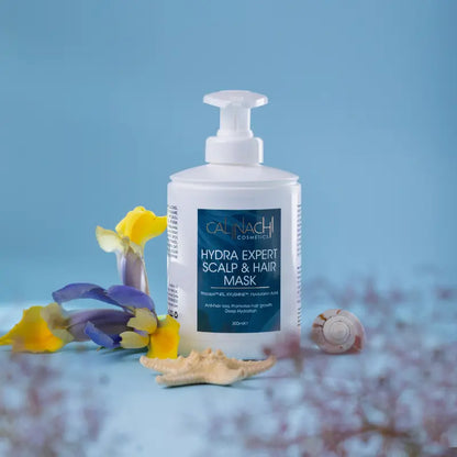 Hydra Expert (All Hair Type) Anti-Hair Loss, Hydrating, Restorative, Mask for Scalp and Hair, 300 ml.  CALINACHI Cosmetics