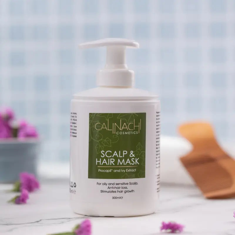 Protein Expert (Normal to Oily &amp; Oily) Anti-Hair Loss, Restorative, Mask for Scalp and Hair, 300 ml.  CALINACHI Cosmetics