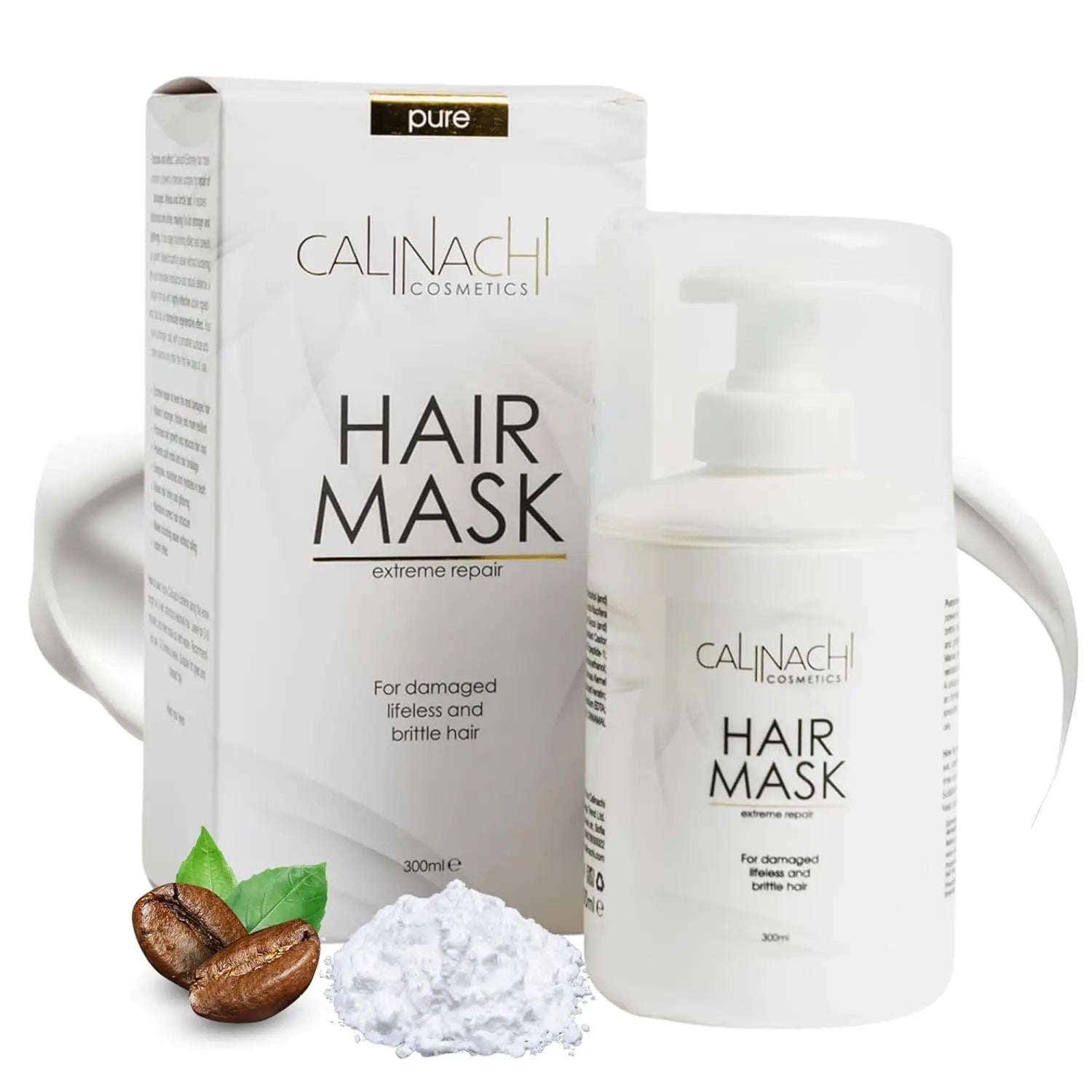 Protein Expert (Dry to Normal & Normal) Anti-Hair Loss, Restorative, Mask for Scalp and Hair, 300 ml.  CALINACHI Cosmetics