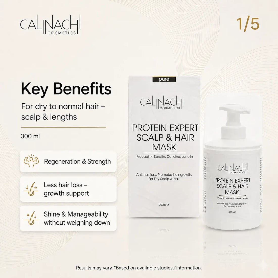 Fiber Damage Repair for Structural Breakage Recovery (With Follicle Support) HairCare Sets CALINACHI Cosmetics