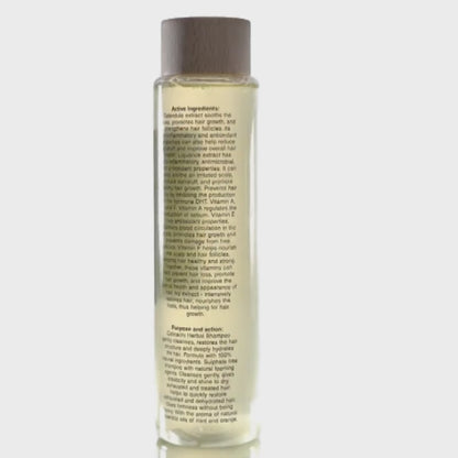 Profesionálny šampón na rast vlasov | Bylinný a bez sulfátov | 300 ml