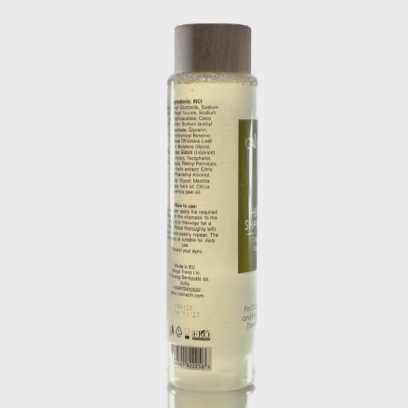 Profesionálny hydratačný šampón | Bylinný a bez sulfátov | 300 ml